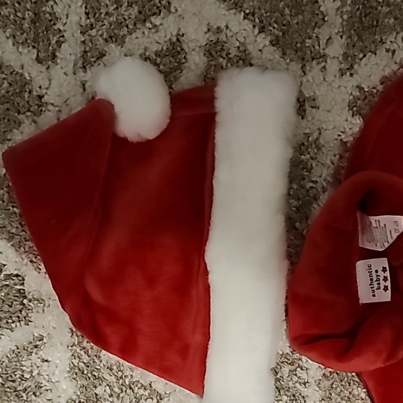 2 for $25 - Authentic Baby Infants 0-3m 3-piece Santa Suit - Picture 4 of 7